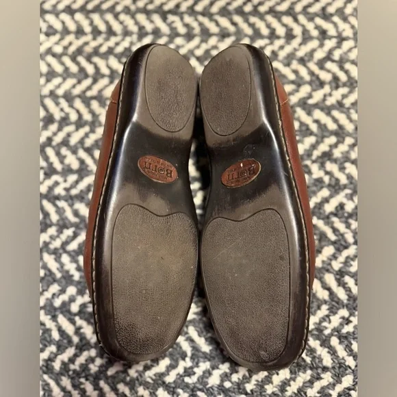 BORN Leather Slip On Loafer in Chestnut Brown Size 9.5 - Picture 8 of 8